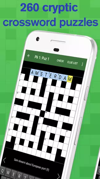 Cryptic Crossword Lite Captura de pantalla 1