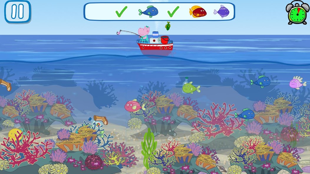Jeux de pêche Enfants drôles Capture d'écran 2