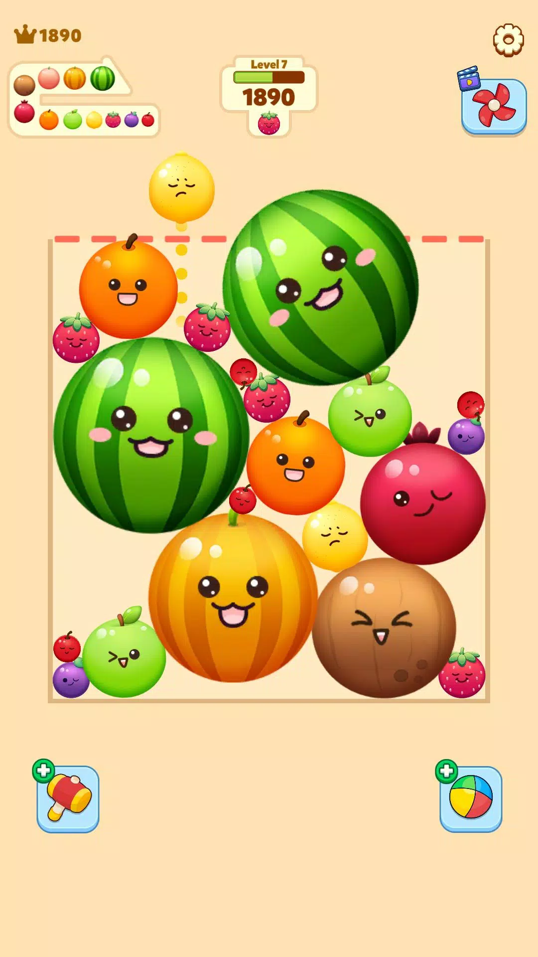 Fruit Merge Ảnh chụp màn hình 2