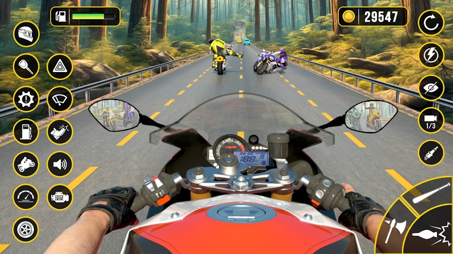 Schermata Moto Attack - Bike Racing Game 3