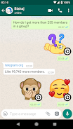 Animated Emojis WAStickerApps Capture d'écran 3