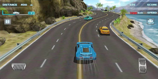 Turbo Driving Racing 3D Captura de tela 1