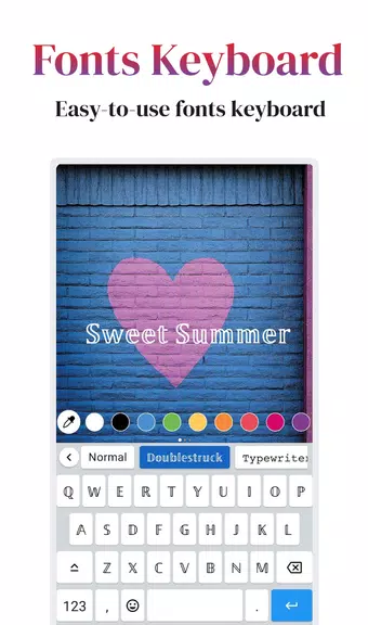 Fonts Aa - Keyboard Fonts Art スクリーンショット 4