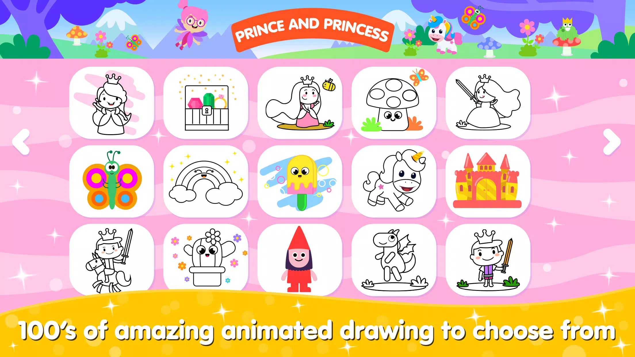 Coloring and Drawing For Girls Ảnh chụp màn hình 3