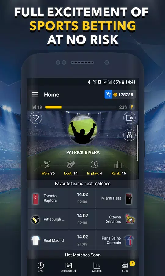 Sports Betting Game - BET UP Screenshot 2