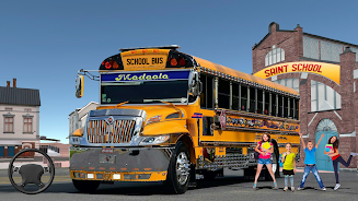 School Bus Transport Simulator スクリーンショット 1