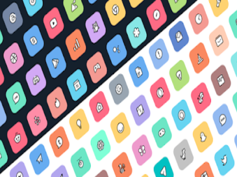 Crayon Adaptive IconPack Schermafbeelding 4