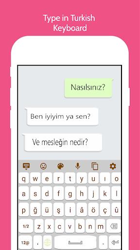 Turkish Language Keyboard Скриншот 3