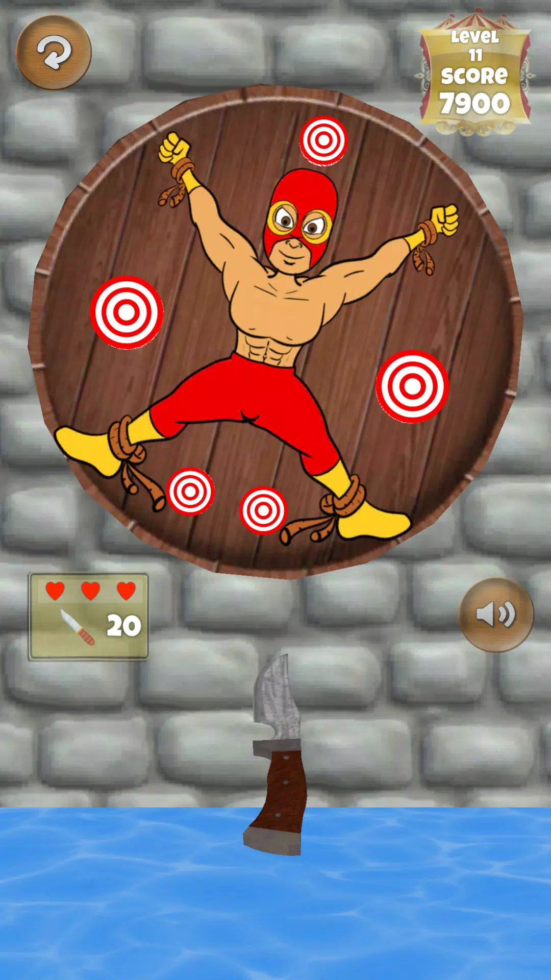 Classic Knife Throwing Game Screenshot 2