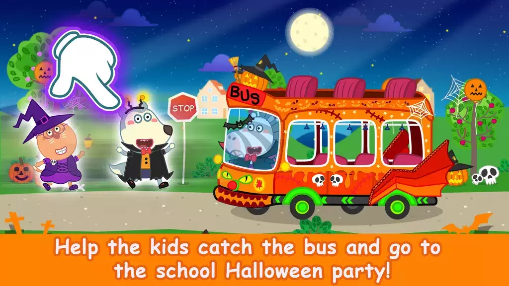 Wolfoo School Halloween Night 스크린샷 3