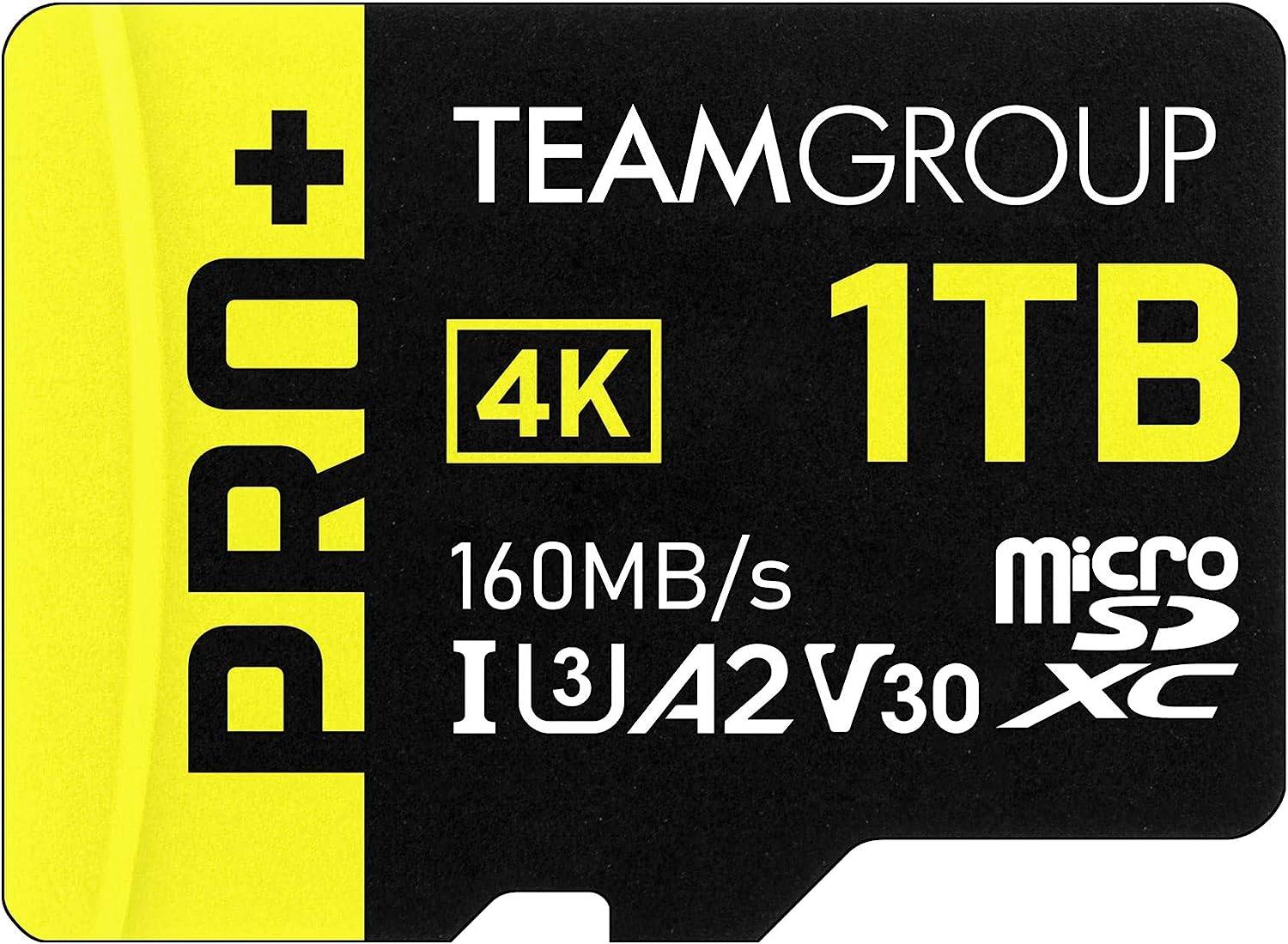 TeamGroup A2 Pro Plus 1TB Micro SDXC卡