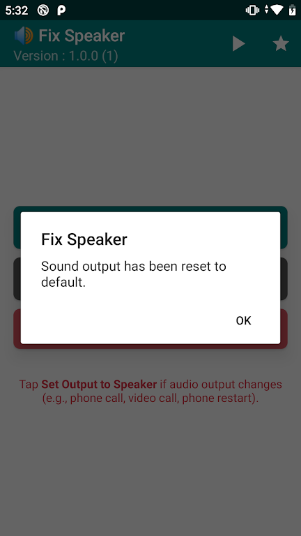 Fix Speaker - Disable Earphone Capture d'écran 3