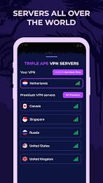 Triple Ape VPN - Safe & Secure 스크린샷 2