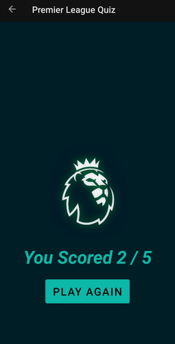 Premier League Quiz स्क्रीनशॉट 2