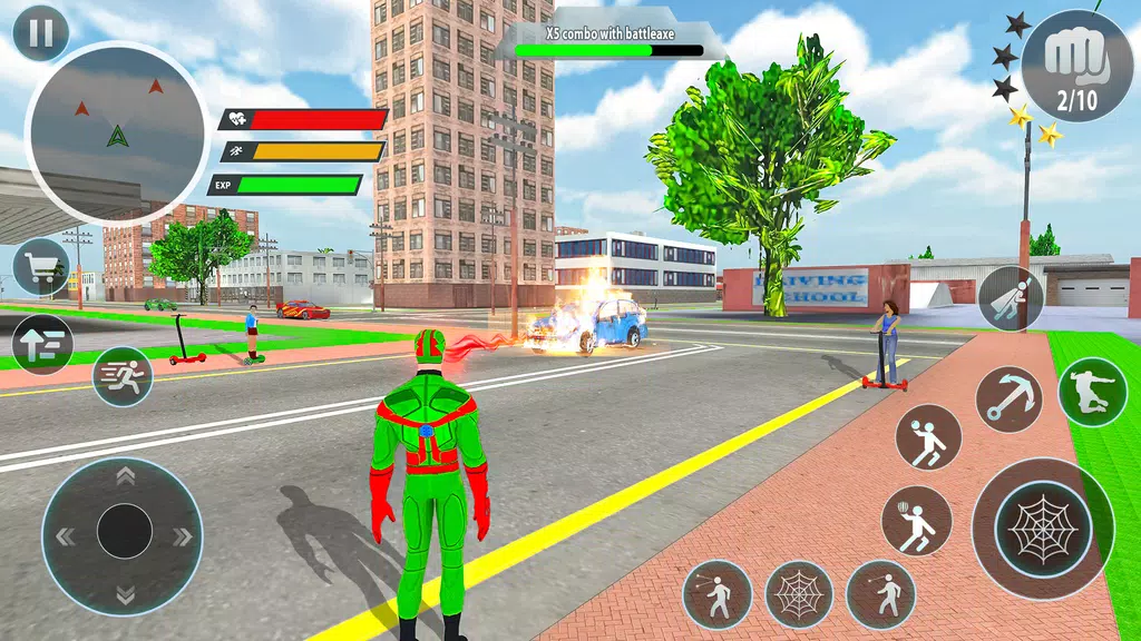 Police Robot Rope Hero Game 3d應用截圖第2張