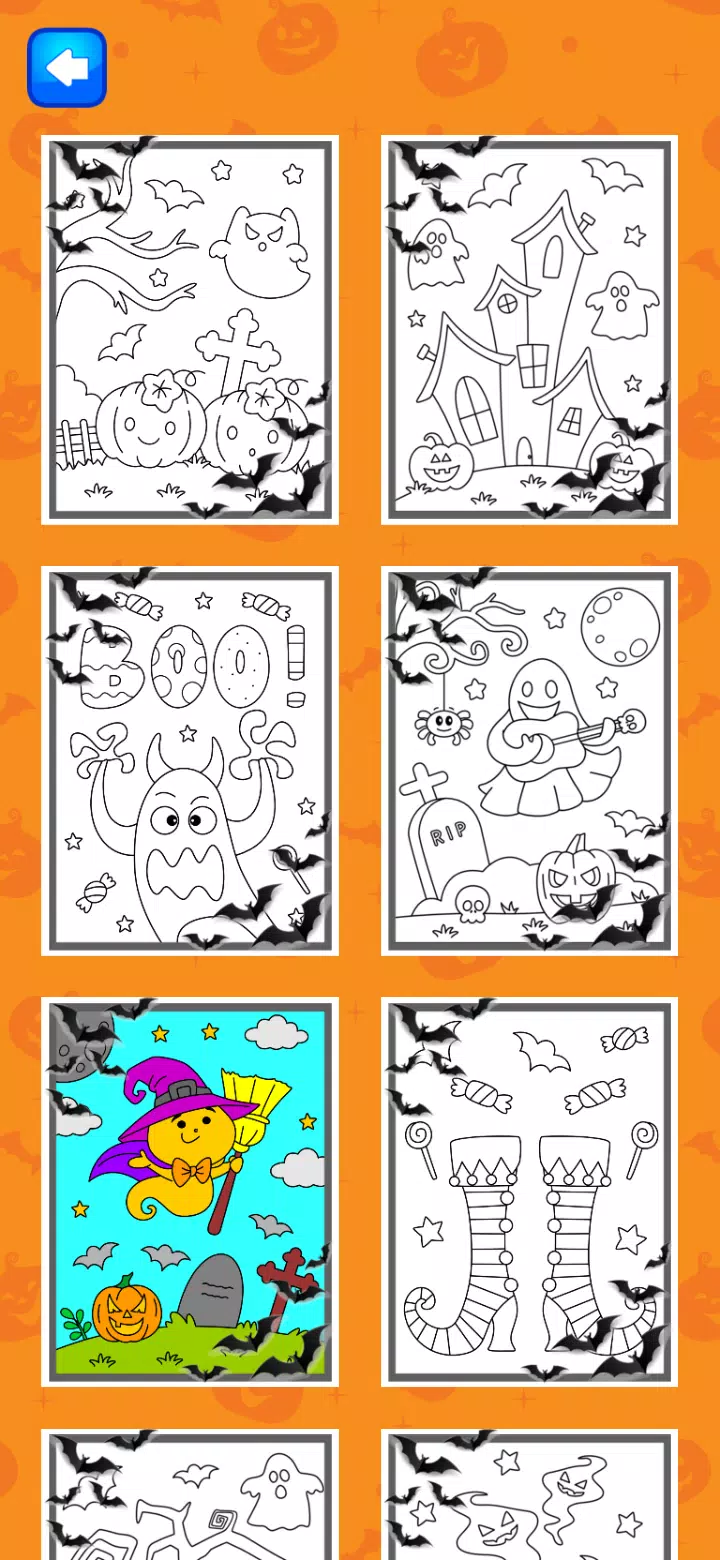 Halloween Coloring Game 스크린샷 4