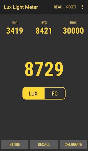 Lux Light Meter Pro স্ক্রিনশট 1