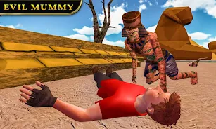 Superhero Mummy Ancient War 3D ဖန်သားပြင်ဓာတ်ပုံ 4