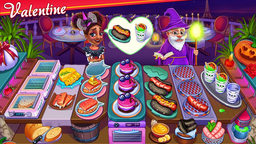 Halloween Street Food Shop Restaurant Game Capture d'écran 1