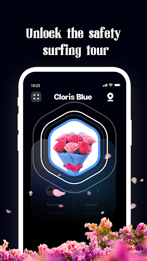 Cloris Blue VPN Captura de tela 1