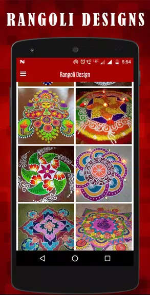 Latest Rangoli designs Captura de tela 2