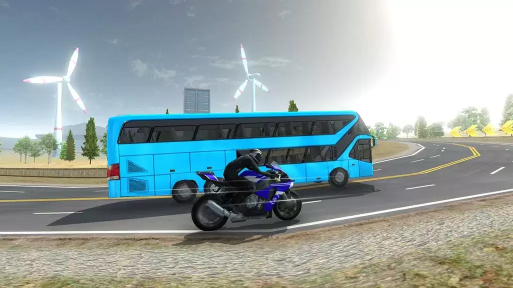 Bike VS Bus Racing Games Captura de tela 4