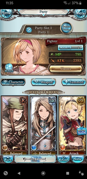 Granblue Fantasy Schermafbeelding 2