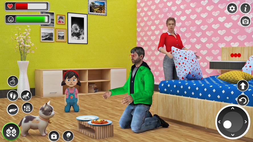 Virtual Mom Dad: Baby Games Captura de pantalla 2