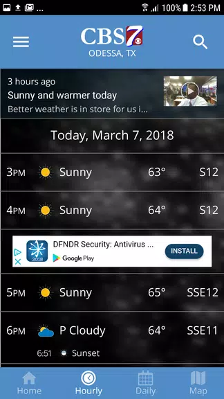 CBS7 Weather Captura de tela 2