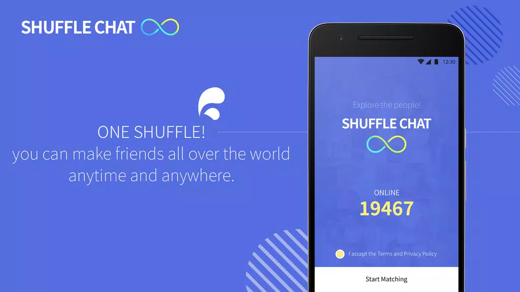 Shuffle Chat - Chat with global friends Captura de pantalla 2