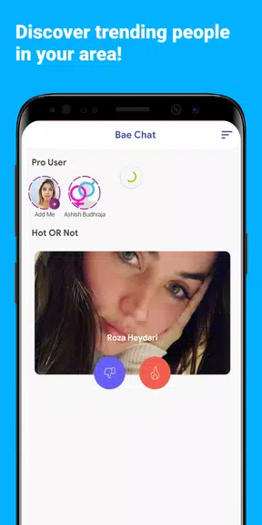 Bae Chat -Find your bae nearby Скриншот 2