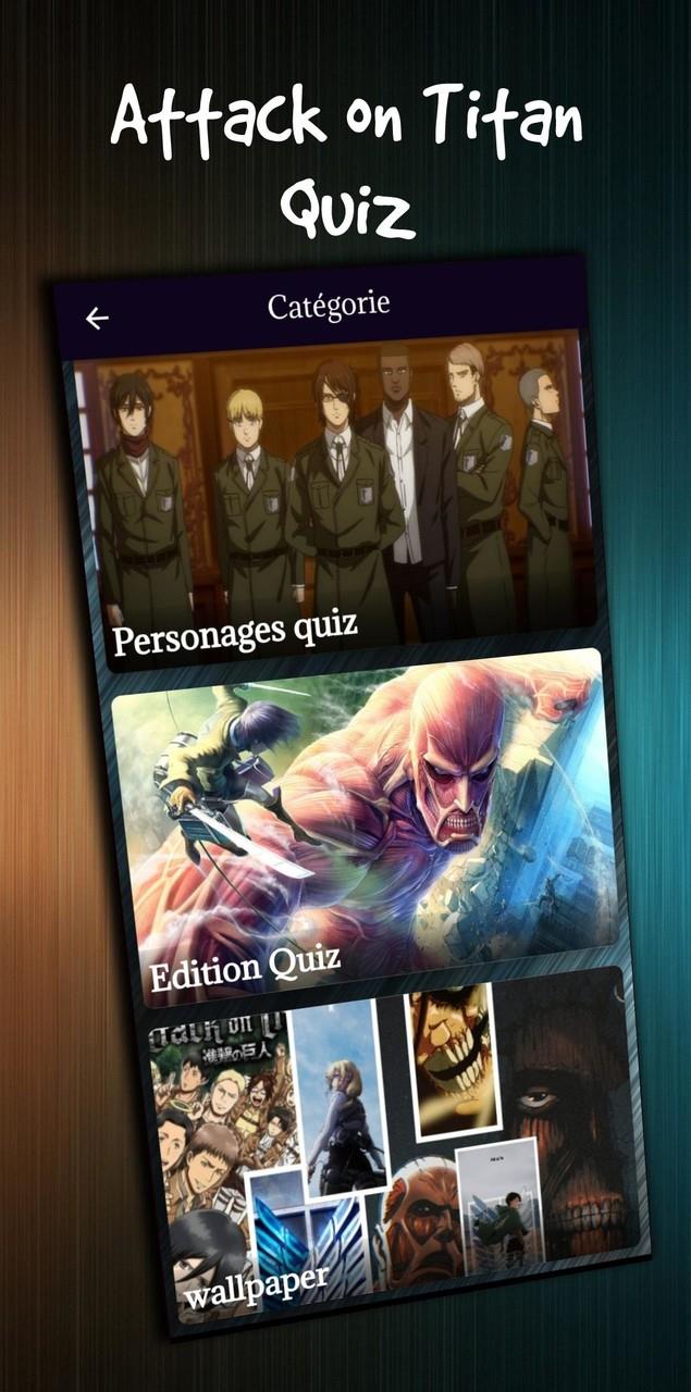 attack on titan character quiz स्क्रीनशॉट 2