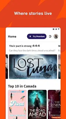 Wattpad - Где живут истории Скриншот 1