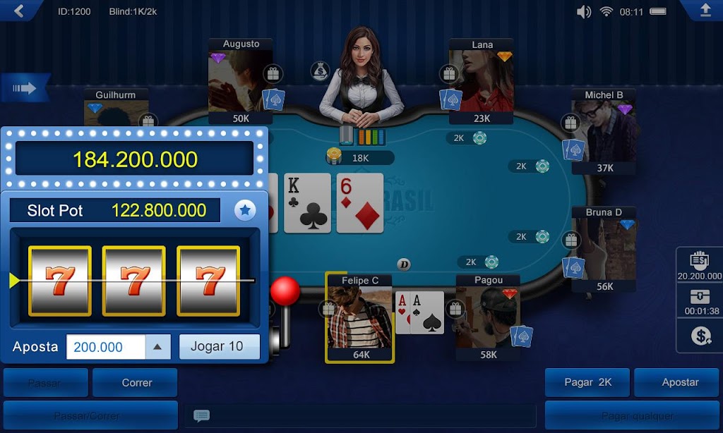 Poker Brasil HD スクリーンショット 4