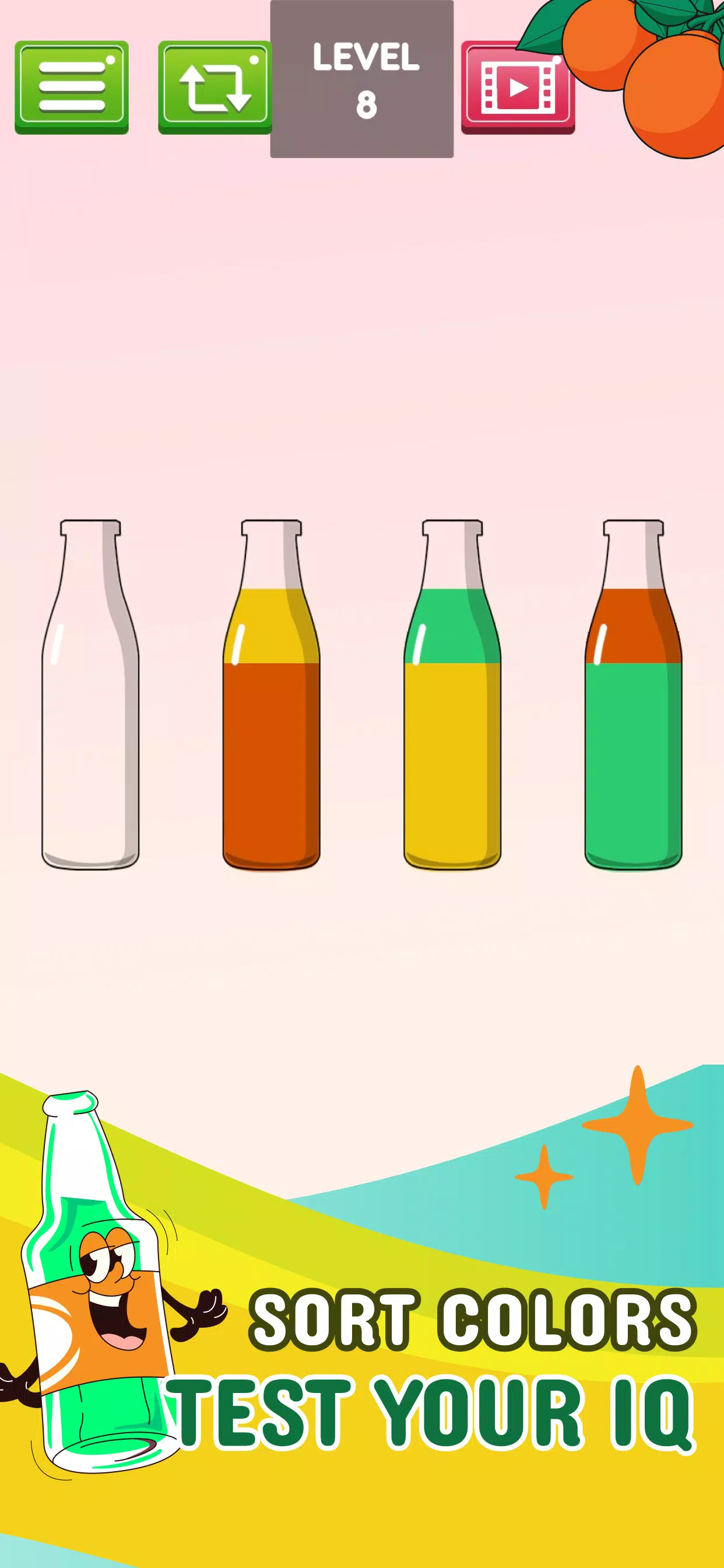 Soda Water Sort Puzzle: Color Captura de pantalla 1