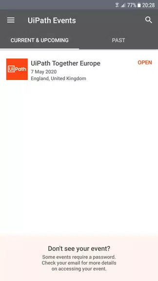 UiPath Events Capture d'écran 2