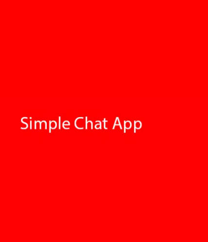 Simple Chat App Zrzut ekranu 3