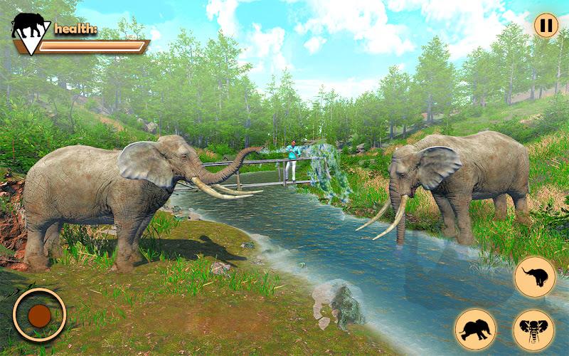 Elephant Simulator Animal Game Captura de pantalla 4