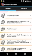 Pregnancy Stages Screenshot 2