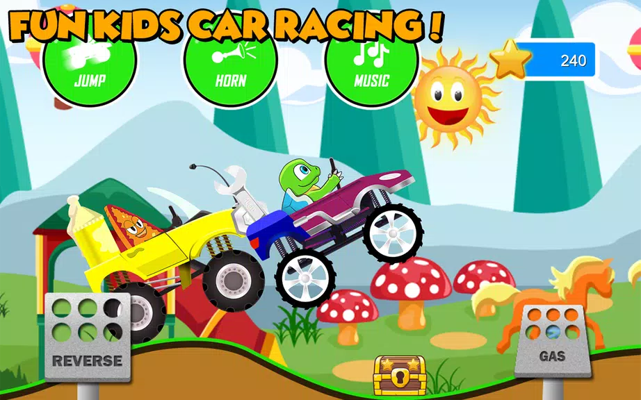 Fun Kids Car Racing Game Schermafbeelding 1