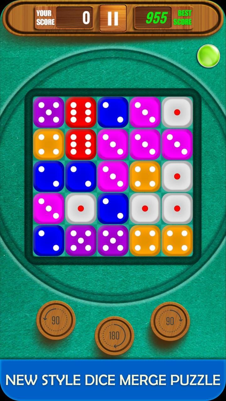 Dice Merge And Blast Puzzle Schermafbeelding 1