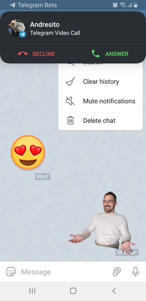 Telegram Beta Screenshot 1