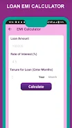 Loancash - EMI Loan Calculator Tangkapan skrin 2