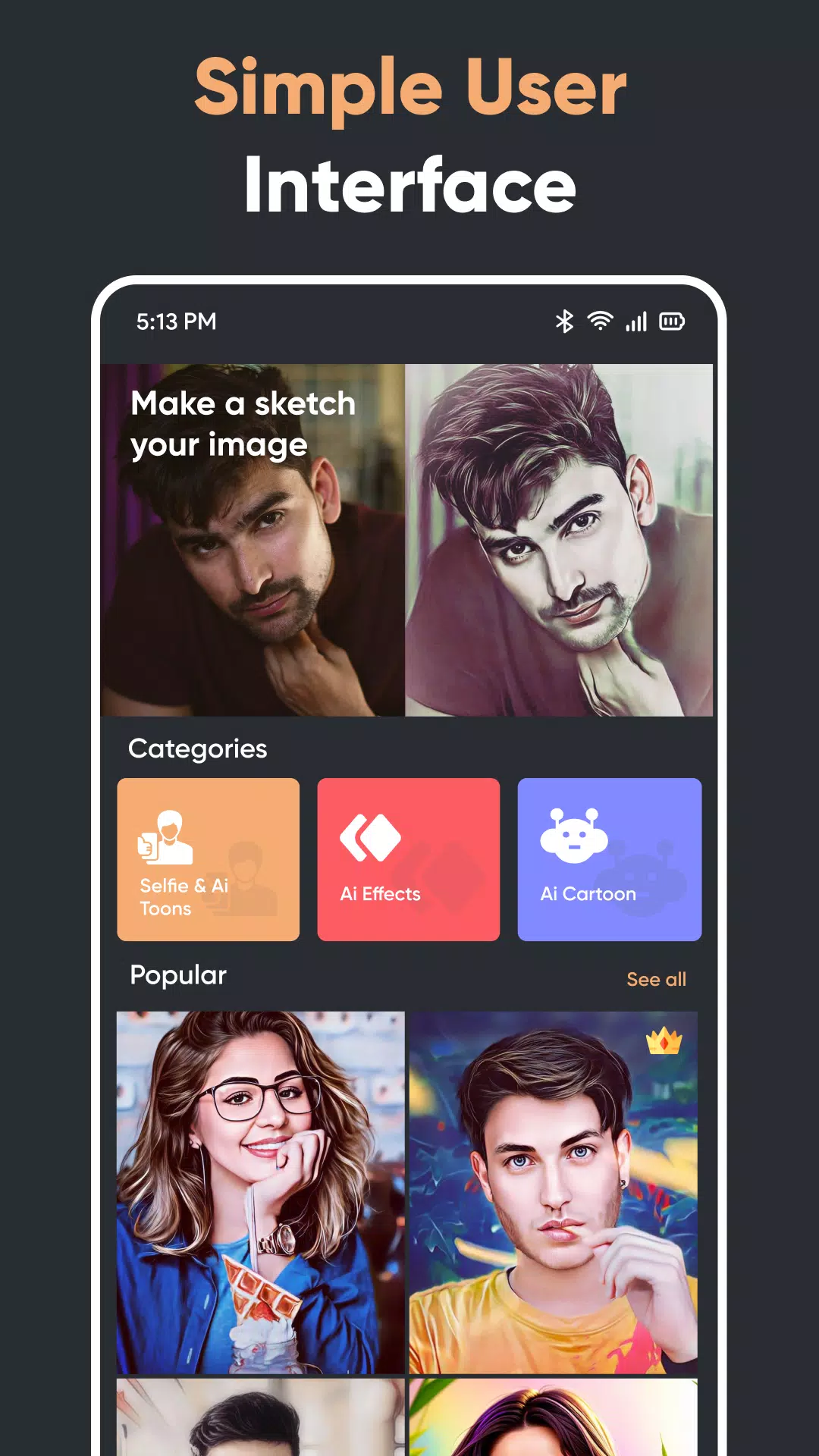 PhotoArt, AI Photo Editor Screenshot 1