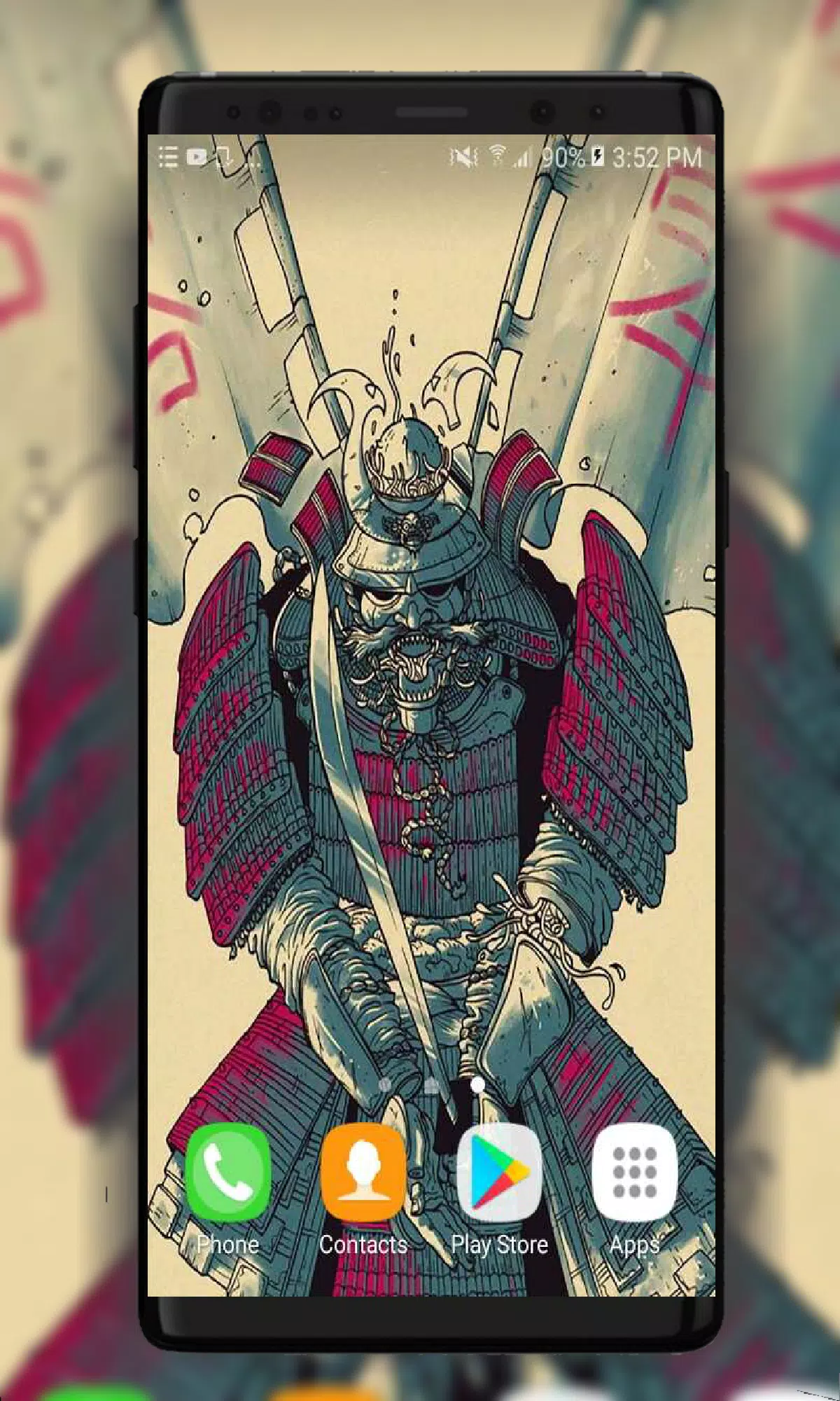 Samurai Art Wallpaper應用截圖第3張