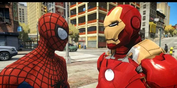 Spiderman vs Iron Man 3D Adventures ဖန်သားပြင်ဓာတ်ပုံ 1