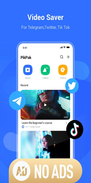 PikPak-Safe Cloud, Video Saver Screenshot 1