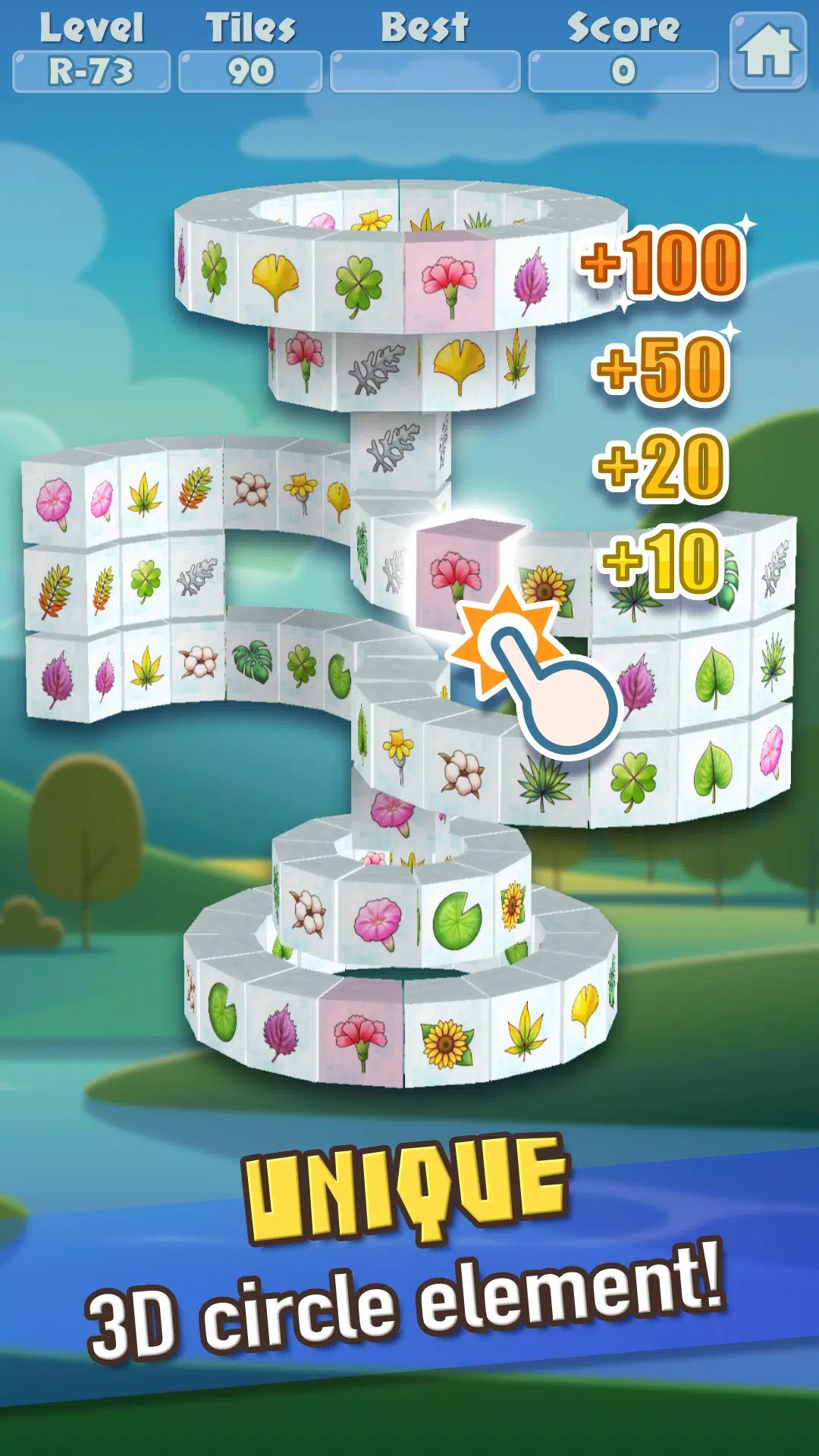 3D Mahjong Triple Tile Match 스크린샷 2