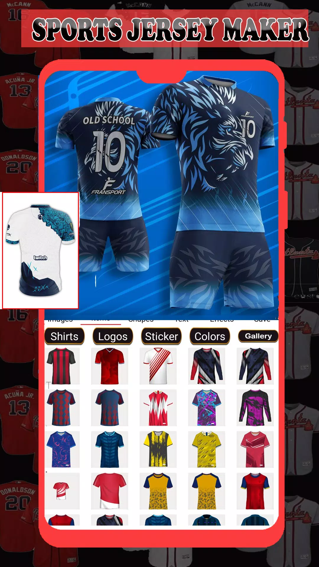 Sports Jersey Maker Screenshot 3