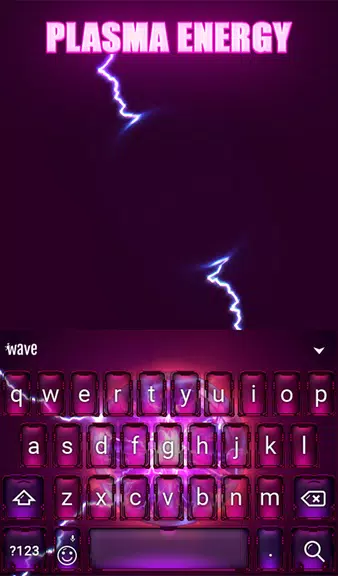 Plasma Keyboard & Wallpaper Screenshot 2